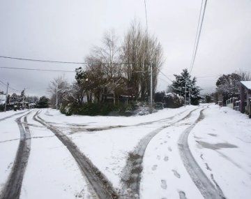 La primavera arrancó con una intensa nevada en Bariloche. (foto: Matías Garay, El Cordillerano).