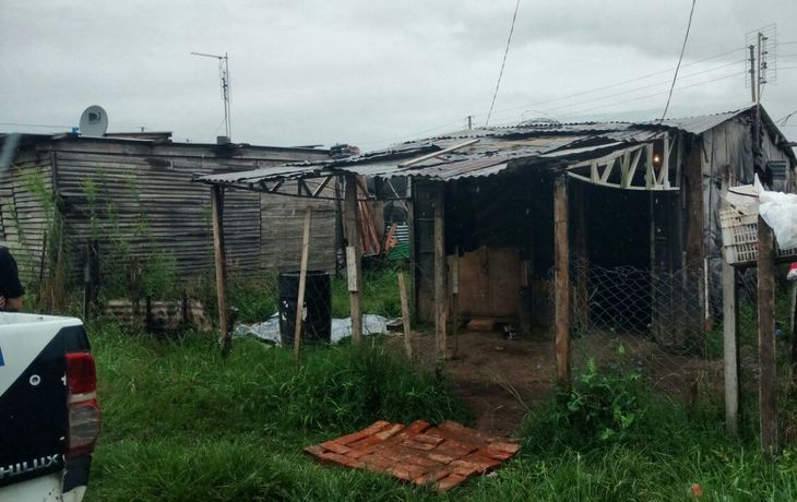 El hecho ocurrió en esta vivienda