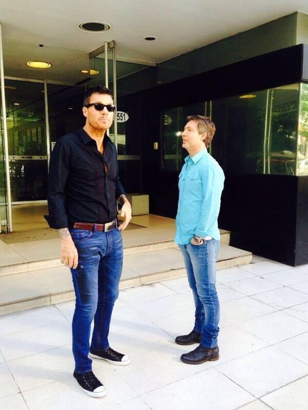 Las primeras imágenes del encuentro Tinelli - Suar en TV