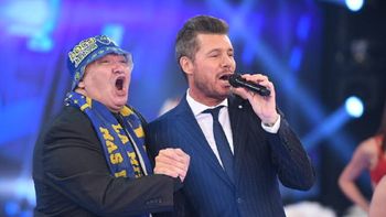 Marcelo Tinelli y Larry de Clay Marcelo Tinelli y Larry de Clay