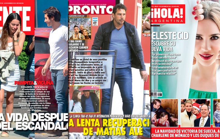 Mirá las tapas de revistas de la semana