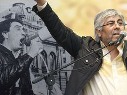 Ubaldini y Moyano, dirigentes históricos de la CGT Ubaldini y Moyano, dirigentes históricos de la CGT