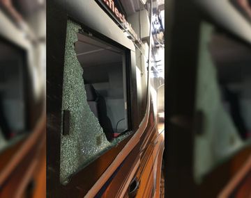 Así quedó el micro de Boca