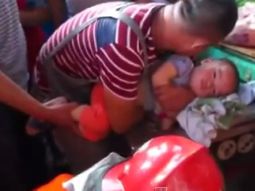 video: un bebe quedo atrapado en una picadora de carne video: un bebe quedo atrapado en una picadora de carne