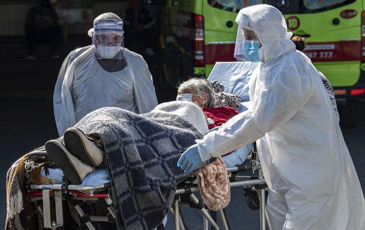 Chile cambió el criterio en el conteo y reporta el récord de 87 muertos en un día