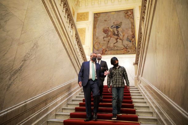 Alberto Fernández recibió al joven wichi nominado al Chegg.org Global Student Prize 2021