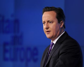 Cameron anunció un referéndum para salir de la UE