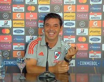 El blooper de Marcelo Gallardo en plena conferencia de prensa