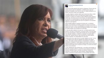 cristina kirchner: yo quiero saber quienes son, ademas de lopez, los responsables de lo que paso cristina kirchner: yo quiero saber quienes son, ademas de lopez, los responsables de lo que paso