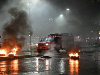 Se levantó el acampe en Desarrollo Social luego de una intensa jornada de protesta