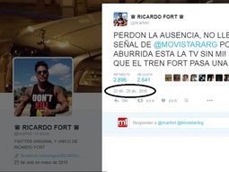 El tuit de Ricardo Fort, ¿enviado desde el más allá? El tuit de Ricardo Fort, ¿enviado desde el más allá?