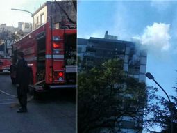Susto en Parque Centenario por un incendio: al menos 7 personas fueron asistidas