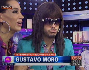 El día que Nicolás Magaldi se convirtió en Moria Casán