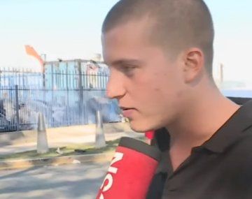 Uno de los implicados en el choque múltiple de Avenida Costanera insultó a un cronista de C5N