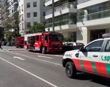 Incendio en un edificio de Libertador: entre las víctimas hay una nena de 1 año