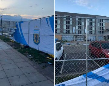 Un fuerte temporal afectó el hotel donde concentra la Selección Argentina