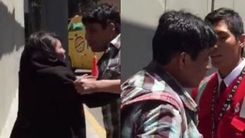 brutal agresion: un hombre golpeo a su novia embarazada en plena calle brutal agresion: un hombre golpeo a su novia embarazada en plena calle