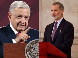El presidente Andrés Manuel López Obrador le solicita al rey Felipe VI de España en 2019 que pida perdón a los pueblos originarios de México. El presidente Andrés Manuel López Obrador le solicita al rey Felipe VI de España en 2019 que pida perdón a los pueblos originarios de México.