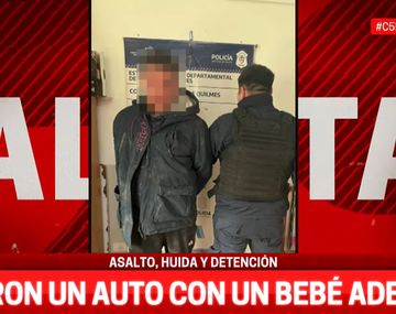 Quilmes: un hombre robó un auto con un bebé de 2 meses en el asiento trasero