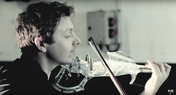 3Dvarius: Crean un espectacular violín que nació de una impresora 3D