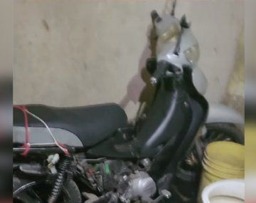 Incautaron la moto de los asesinos de Morena