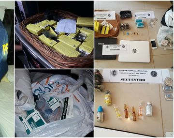 Imágenes del allanamiento al anestesista