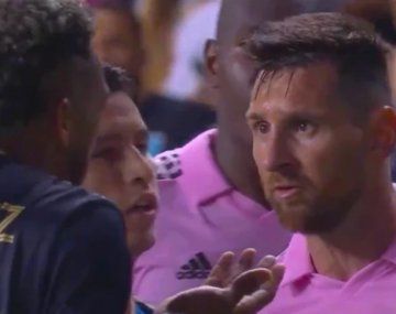 La frase de Messi en su pelea con un rival de Philadelphia