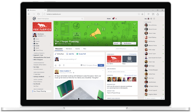 Facebook lanza Workplace