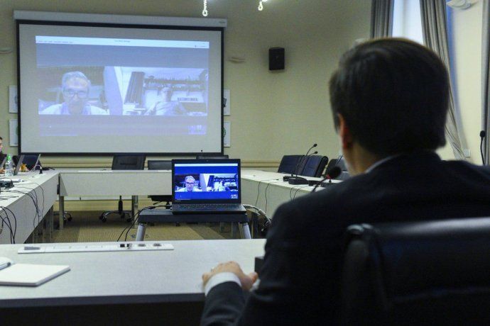 Videoconfernecia de Nicolás Trotta por el aislamiento contra el coronavirus Covid-19 - Crédito:&nbsp;@EducacionAR