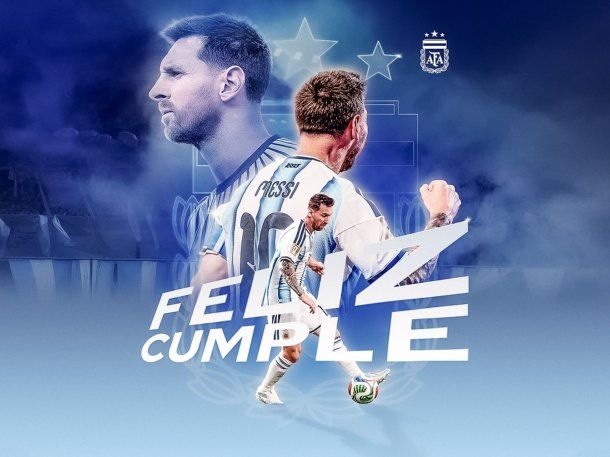 El hombre que cambió la historia del fútbol mundial: el homenaje de la AFA a Lionel Messi por sus 39 años