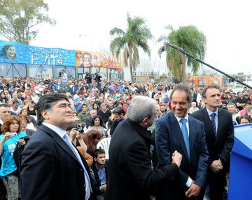 Scioli ratificó que su agenda es el trabajo y la seguridad habitacional y ciudadana