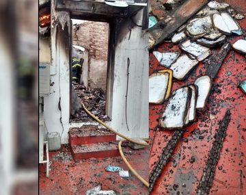 Incendiaron un tribunal de San Martín y dejaron una amenaza a Vidal