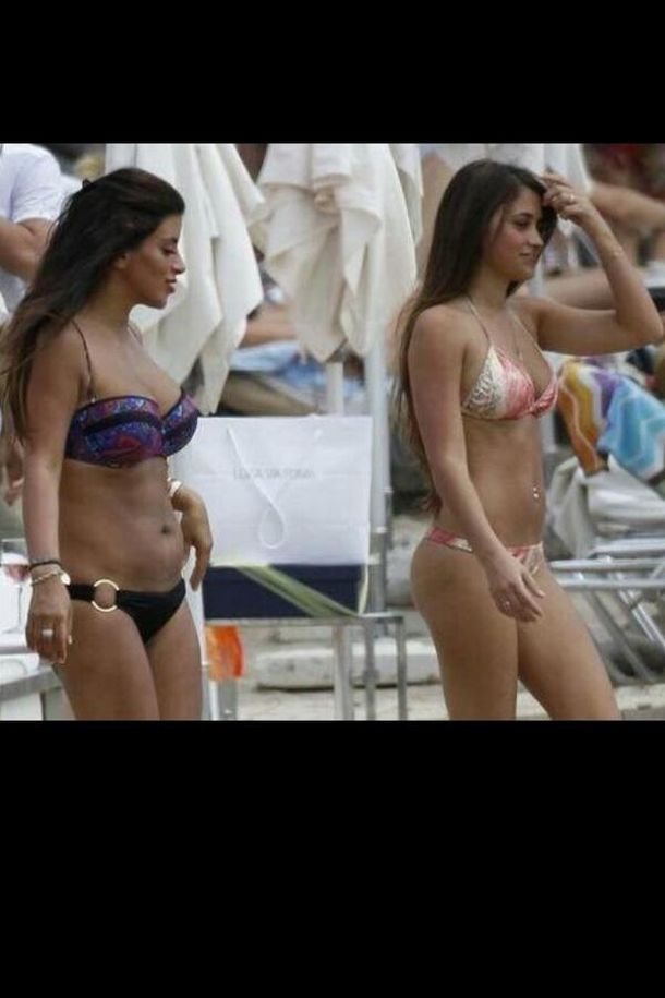 La novia de Messi, de vacaciones con un compañero del Barça