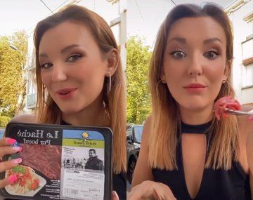 Una francesa mostró en Tik Tok cómo es comer carne cruda