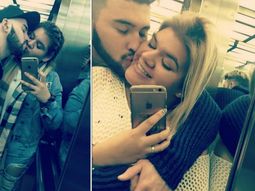 Morena Rial y su novio, Martín Casar, súper enamorados.
