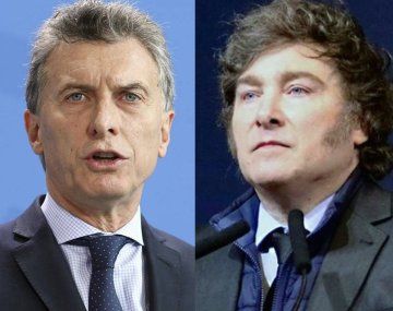 Mauricio Macri y Javier Milei.