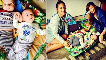 Los hijos de Lourdes Sánchez y Ximena Capristo Los hijos de Lourdes Sánchez y Ximena Capristo