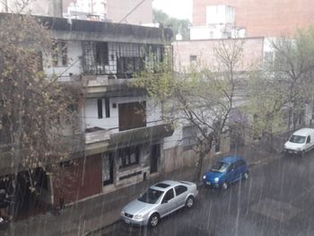 Granizo en Rosario. Foto: @CIOR_Rosario