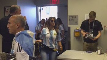 asi llego la familia messi a alentar a la seleccion en la final asi llego la familia messi a alentar a la seleccion en la final