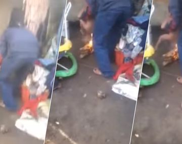 Quemaba a su hijastro porque se orinaba