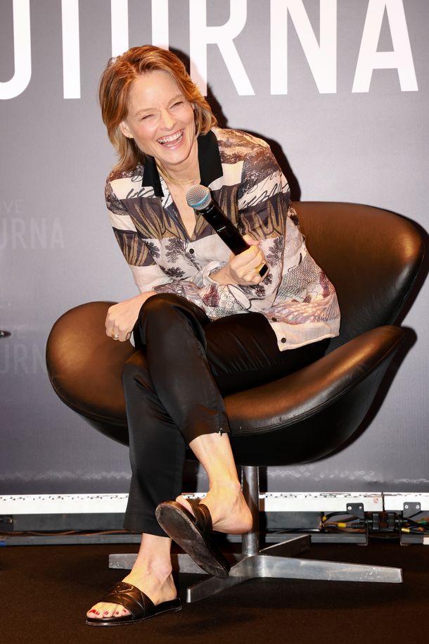 Jodie Foster en la conferencia de prensa de Jodie Foster en la conferencia de prensa de