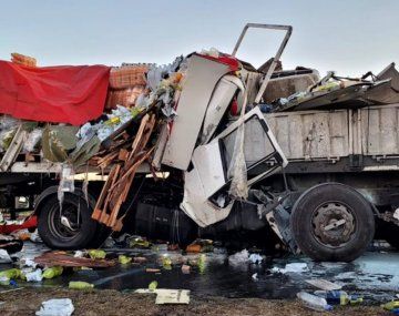 San Pedro: así quedaron los camiones que protagonizaron el choque fatal de Ruta 9