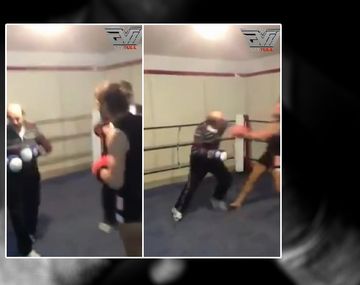 La lección de un viejo boxeador a su joven rival