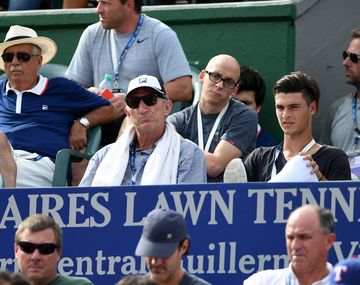 El DT del Seleccionado estuvo sábado y domingo mirando el Argentina Open en el Lawn Tennis
