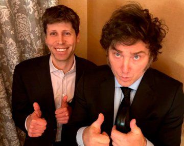 Javier Milei se reunió con Sam Altman, CEO de OpenAI y creador de ChatGPT (Foto: @JMilei)