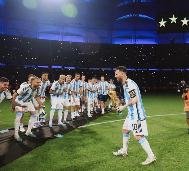 El mensaje de Messi tras los festejos de la Selección Argentina en el país
