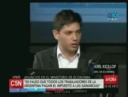 Ganancias: así fue el anuncio de Axel Kicillof
