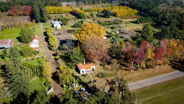 el pueblo rural con gran variedad de especies de plantas para visitar