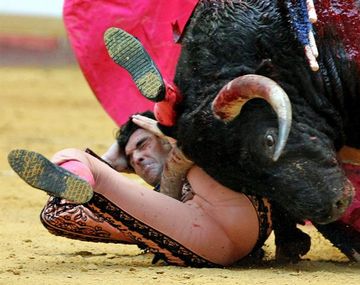 Venganza: el momento en que un torero cae derrotado