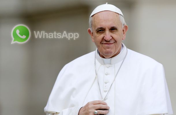 El Papa busca contagiar la amistad de Jesús con Whatsapp